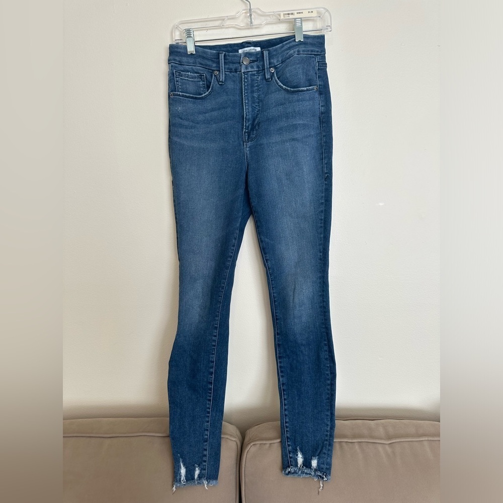 Good American Women's Jeans Size 6/28 Darker Wash Skinny Jean